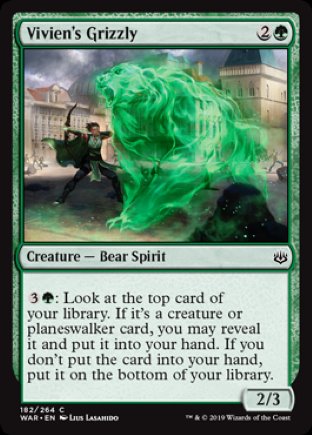 Vivien’s Grizzly | War of the Spark
