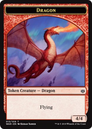 Dragon token | War of the Spark