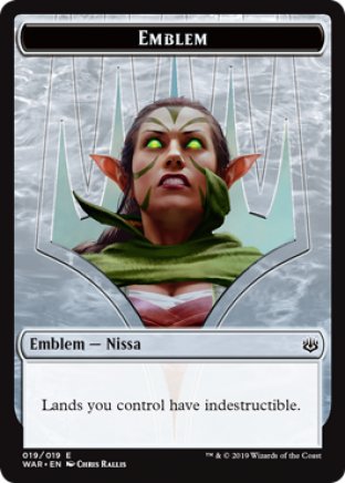 Nissa, Who Shakes the World emblem | War of the Spark