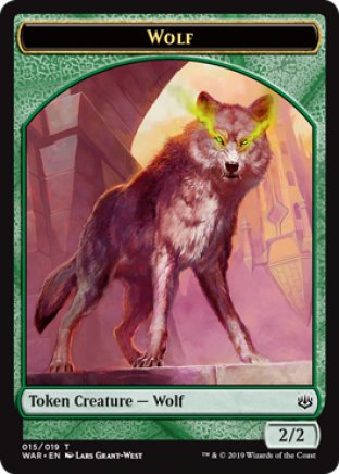 Wolf token | War of the Spark