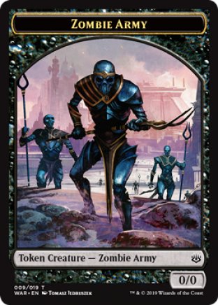 Zombie Army token | War of the Spark