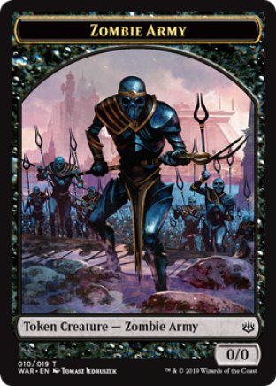 Zombie Army token | War of the Spark