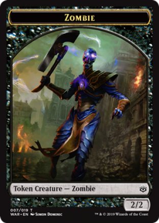 Zombie token | War of the Spark