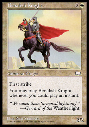 Benalish Knight | Weatherlight