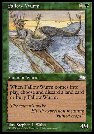Fallow Wurm | Weatherlight