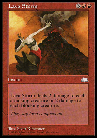 Lava Storm | Weatherlight