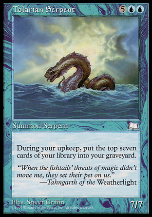 Tolarian Serpent | Weatherlight