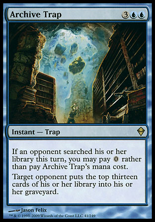 Archive Trap | Zendikar