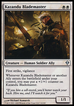 Kazandu Blademaster | Zendikar