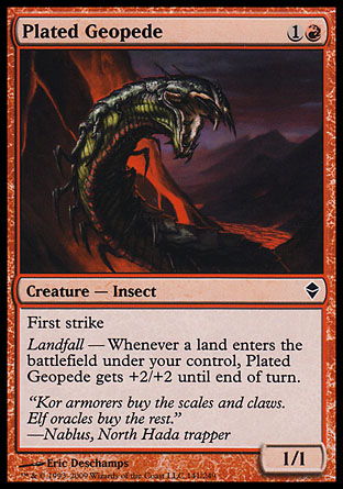 Plated Geopede | Zendikar