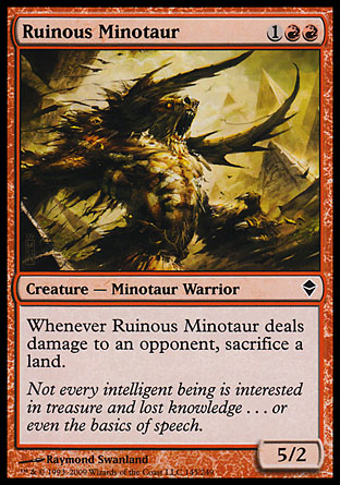 Ruinous Minotaur | Zendikar