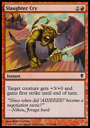 Slaughter Cry | Zendikar