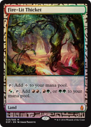 Fire-Lit Thicket | Zendikar Expeditions