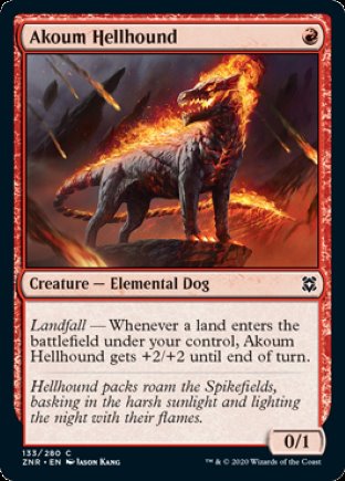 Akoum Hellhound | Zendikar Rising