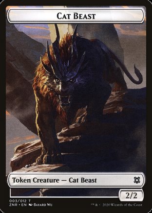 Cat Beast token | Zendikar Rising