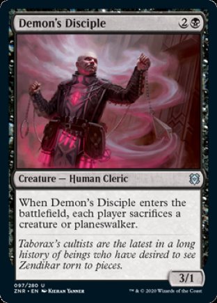 Demon’s Disciple | Zendikar Rising