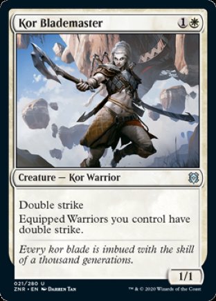 Kor Blademaster | Zendikar Rising