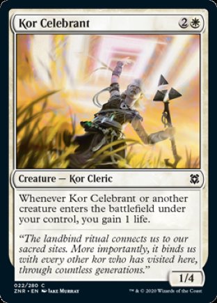 Kor Celebrant | Zendikar Rising