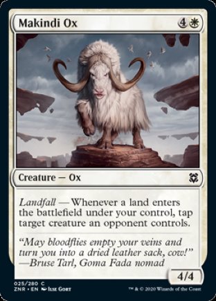 Makindi Ox | Zendikar Rising