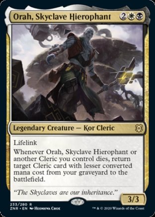 Orah, Skyclave Hierophant | Zendikar Rising