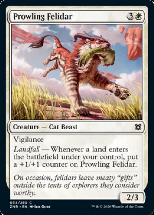 Prowling Felidar | Zendikar Rising