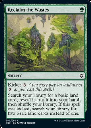 Reclaim the Wastes | Zendikar Rising