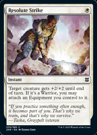 Resolute Strike | Zendikar Rising