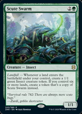 Scute Swarm | Zendikar Rising