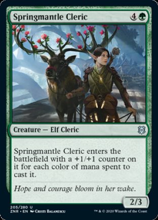 Springmantle Cleric | Zendikar Rising