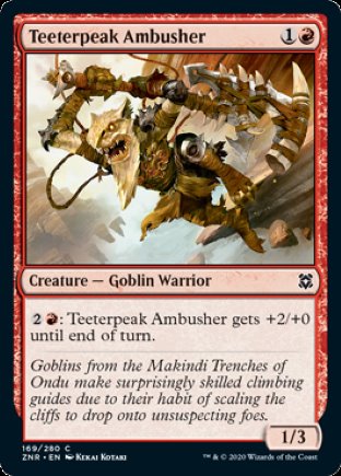 Teeterpeak Ambusher | Zendikar Rising