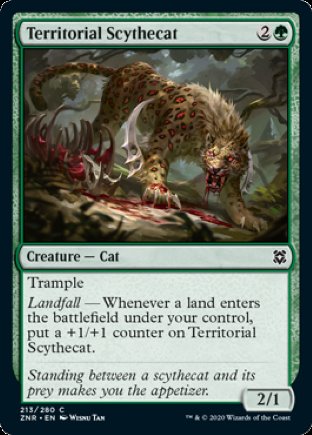 Territorial Scythecat | Zendikar Rising