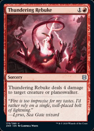 Thundering Rebuke | Zendikar Rising