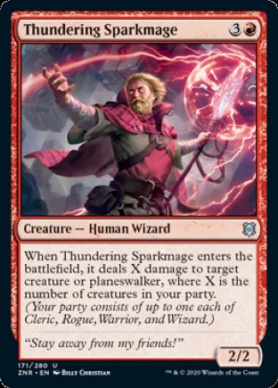 Thundering Sparkmage | Zendikar Rising