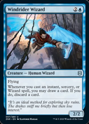 Windrider Wizard | Zendikar Rising