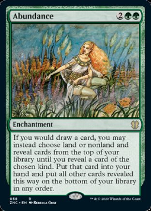 Abundance | Zendikar Rising Commander