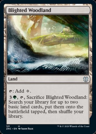 Blighted Woodland | Zendikar Rising Commander