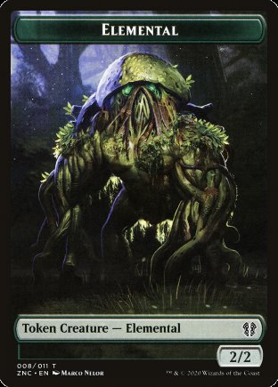 Elemental token | Zendikar Rising Commander