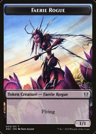 Faerie Rogue token | Zendikar Rising Commander