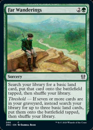 Far Wanderings | Zendikar Rising Commander