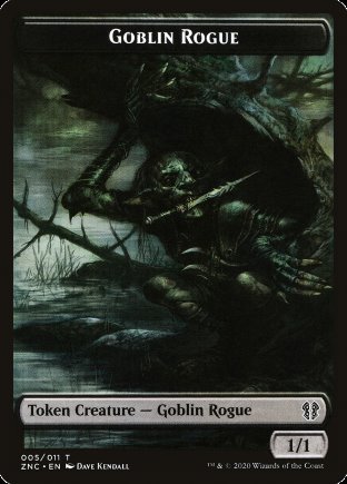Goblin Rogue token | Zendikar Rising Commander