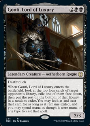 Gonti, Lord of Luxury | Zendikar Rising Commander