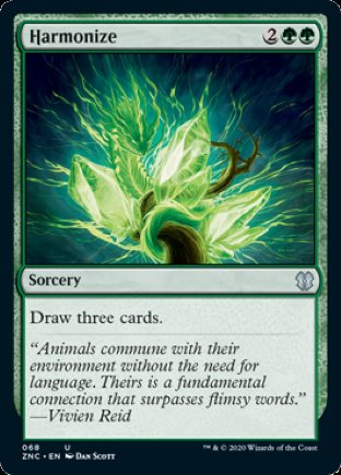 Harmonize | Zendikar Rising Commander