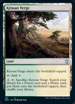 Krosan Verge | Zendikar Rising Commander