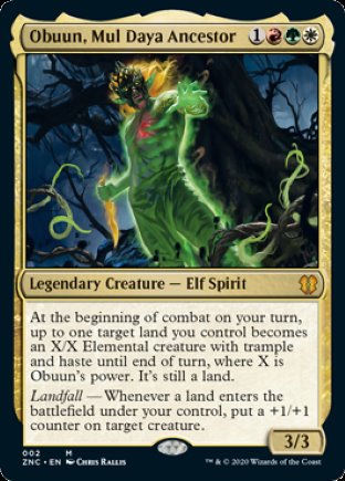 Obuun, Mul Daya Ancestor | Zendikar Rising Commander