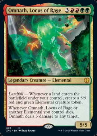 Omnath, Locus of Rage | Zendikar Rising Commander