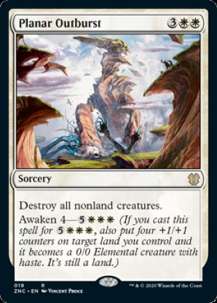 Planar Outburst | Zendikar Rising Commander