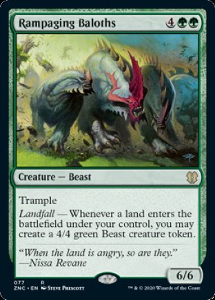 Rampaging Baloths | Zendikar Rising Commander