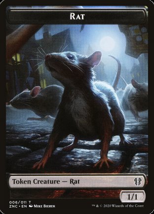 Rat token | Zendikar Rising Commander