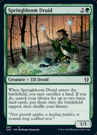 Springbloom Druid | Zendikar Rising Commander