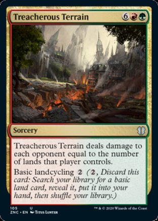 Treacherous Terrain | Zendikar Rising Commander